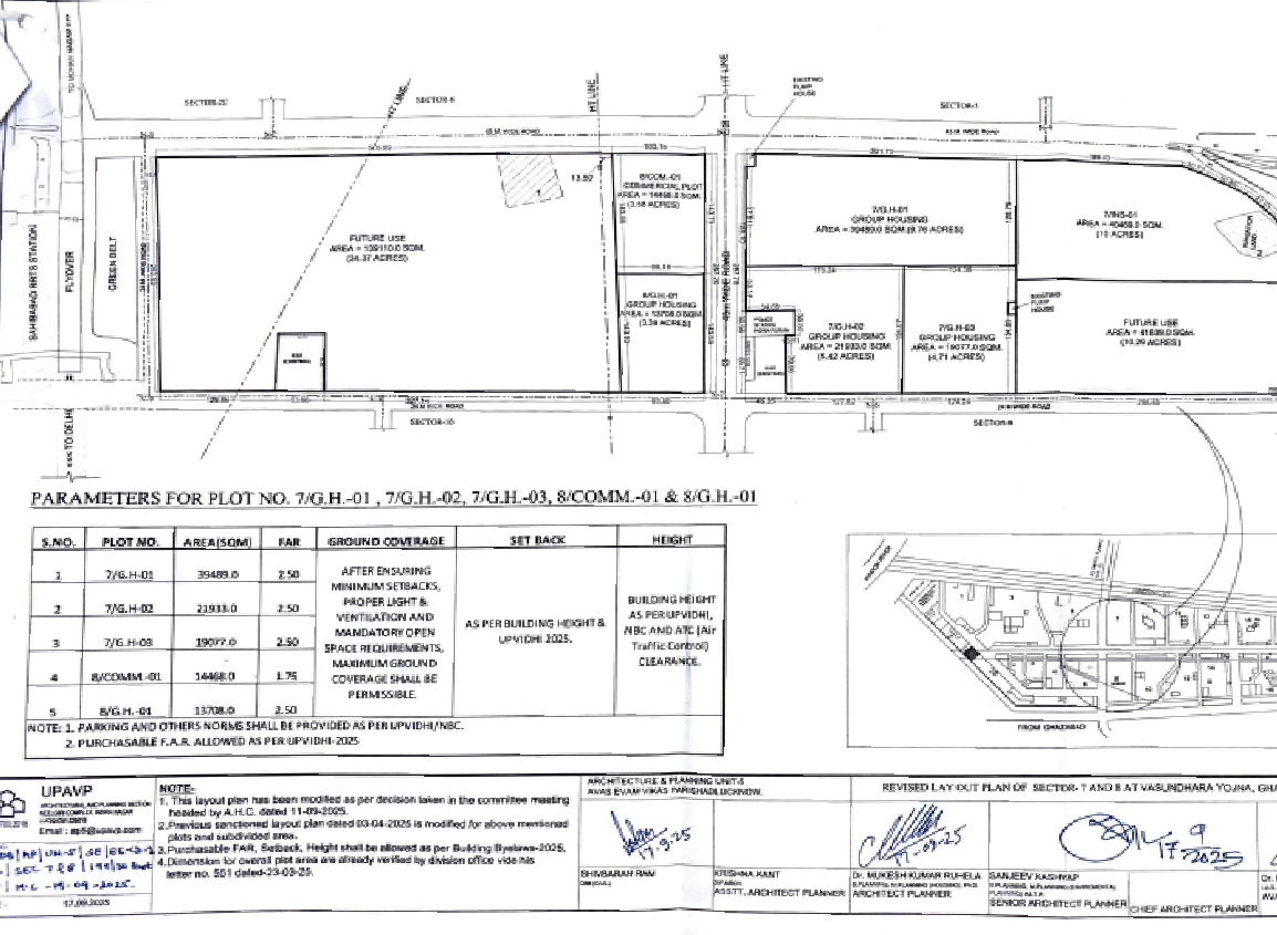 Sam India Vasundhara 3 BHK floor plan layout size 2000 square feet blueprint